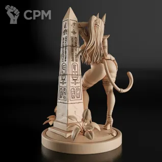 Описание картинки Egyptian Girl Anubis Фигурка от GAS3TXD  по цене 3 900руб | Свободный Рынок Миниатюр - СРМ