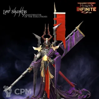 Описание картинки Dark Elve Executor от Barduck Miniatures по цене 264руб | Свободный Рынок Миниатюр - СРМ