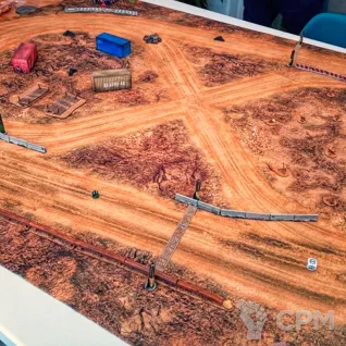 Описание картинки Игровое поле "Gaslands" gs002 6'х4' от WargamePrint по цене 3 450руб | Свободный Рынок Миниатюр - СРМ