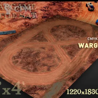 Описание картинки Игровое поле "Gaslands" gs002 6'х4' от WargamePrint по цене 3 450руб | Свободный Рынок Миниатюр - СРМ