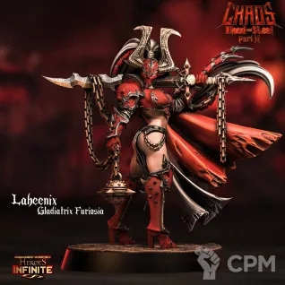 Описание картинки Laheenix, Gladiatrix Furiosia от Troster по цене 250руб | Свободный Рынок Миниатюр - СРМ