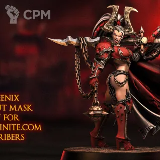 Описание картинки Laheenix, Gladiatrix Furiosia от Troster по цене 250руб | Свободный Рынок Миниатюр - СРМ