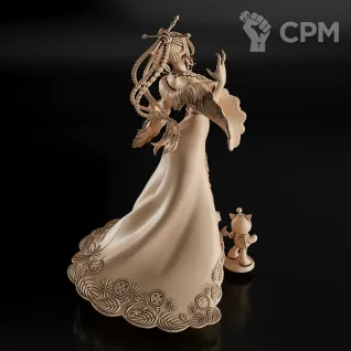 Описание картинки Lulu Фигурка (Final Fantasy) от GAS3TXD  по цене 3 900руб | Свободный Рынок Миниатюр - СРМ