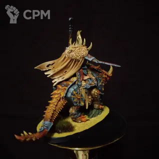 Описание картинки Лорд хаоса на каркодраке / Chaos Lord on Karkadrak от imkvazit по цене 2 500руб | Свободный Рынок Миниатюр - СРМ