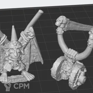 Описание картинки Goblin Doom Divers от White Rhino по цене 399руб | Свободный Рынок Миниатюр - СРМ
