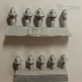 Описание картинки Blood Angels Legion Heads Upgrade Set от Dark Heresy по цене 385руб | Свободный Рынок Миниатюр - СРМ