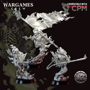 Описание картинки Ghosts of the No Man&#039;s Land Command от Manufactorum76 по цене 650руб | Свободный Рынок Миниатюр - СРМ