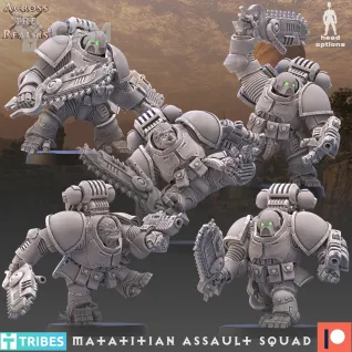 Описание картинки Matatian Assault от Manufactorum76 по цене 2 000руб | Свободный Рынок Миниатюр - СРМ