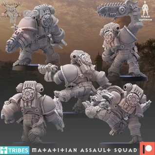 Описание картинки Matatian Assault от Manufactorum76 по цене 2 000руб | Свободный Рынок Миниатюр - СРМ