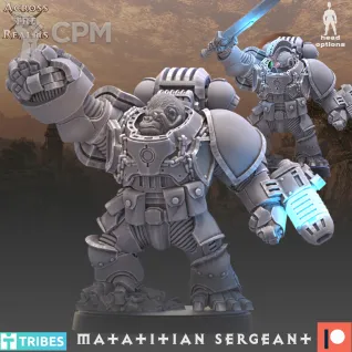 Описание картинки Matatian Sergeant от Manufactorum76 по цене 600руб | Свободный Рынок Миниатюр - СРМ