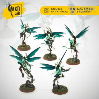 Описание картинки Gossamid Archers от Wako Lab (Recast) по цене 1 550руб | Свободный Рынок Миниатюр - СРМ