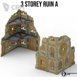 Описание картинки Террейн для Warhammer 40,000 Gothic Set от 3DSprint по цене 9 500руб | Свободный Рынок Миниатюр - СРМ