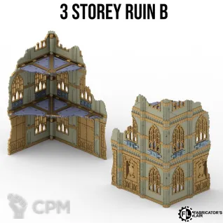 Описание картинки Террейн для Warhammer 40,000 Gothic Set от 3DSprint по цене 9 500руб | Свободный Рынок Миниатюр - СРМ