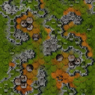 Описание картинки Derelict Stronghold Set от Dwarf Pirate Foundry по цене 1 400руб | Свободный Рынок Миниатюр - СРМ