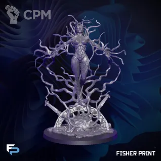 Описание картинки Transcendent female C&#039;tan от Fisher print по цене 850руб | Свободный Рынок Миниатюр - СРМ