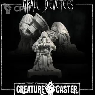 Описание картинки Grail Devotees of the Great Hunger от Recruiter по цене 450руб | Свободный Рынок Миниатюр - СРМ