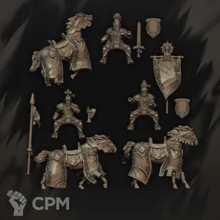 Описание картинки GrailSaints_CG от Manufactorum76 по цене 1 125руб | Свободный Рынок Миниатюр - СРМ