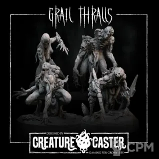 Описание картинки Great Hunger Grail Thralls Set 1 от Recruiter по цене 800руб | Свободный Рынок Миниатюр - СРМ
