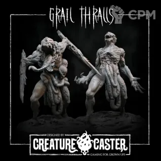 Описание картинки Great Hunger Grail Thralls Set 3 от Recruiter по цене 800руб | Свободный Рынок Миниатюр - СРМ