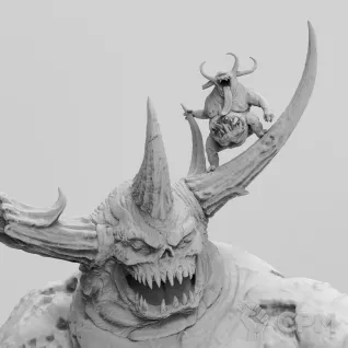 Описание картинки Great Unclean One от 3Д-Печка по цене 2 500руб | Свободный Рынок Миниатюр - СРМ