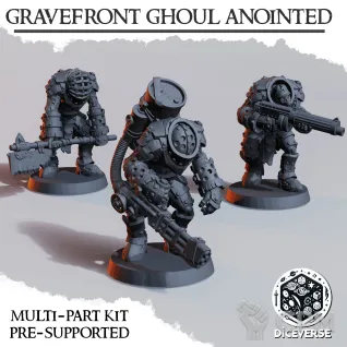 Описание картинки Gravefront Ghoul Anointed от Manufactorum76 по цене 450руб | Свободный Рынок Миниатюр - СРМ