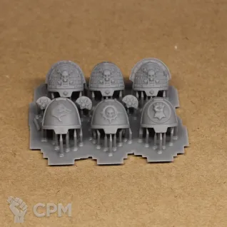 Описание картинки Набор наплечников для дэзвотч грависов 2 (deathwatch gravis shoulders pads 2) от мезеров александр по цене 250руб | Свободный Рынок Миниатюр - СРМ