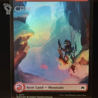 Описание картинки Mountain (BLB Full Art Foil) от Барахолка Баллиоза по цене 250руб | Свободный Рынок Миниатюр - СРМ