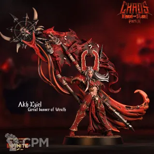 Описание картинки Akh Eziel, Great Banner of Wrath от Troster по цене 550руб | Свободный Рынок Миниатюр - СРМ