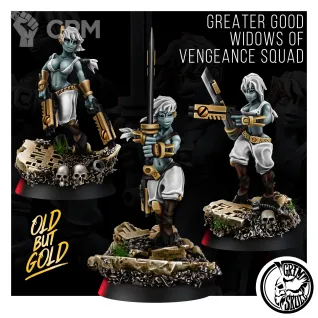 Описание картинки GREATER GOOD WIDOWS OF VENGEANCE SQUAD от Manufactorum76 по цене 500руб | Свободный Рынок Миниатюр - СРМ