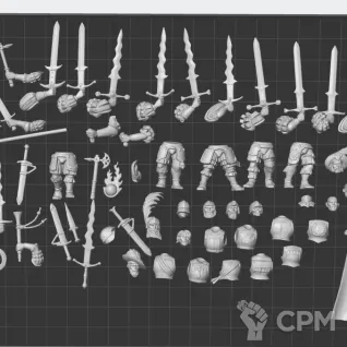 Описание картинки Empire Greatswords от White Rhino по цене 799руб | Свободный Рынок Миниатюр - СРМ