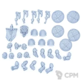 Описание картинки Space Wolves Legion Grey Slayers Upgrade Pack 1 от Red Rooster по цене 791руб | Свободный Рынок Миниатюр - СРМ