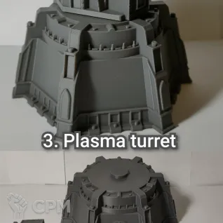 Описание картинки Набор из трёх турелей от 3d_Bear по цене 2 100руб | Свободный Рынок Миниатюр - СРМ