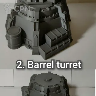 Описание картинки Набор из трёх турелей от 3d_Bear по цене 2 100руб | Свободный Рынок Миниатюр - СРМ