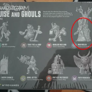 Описание картинки Mini Merlin, Guise and Ghouls от Aletice по цене 900руб | Свободный Рынок Миниатюр - СРМ
