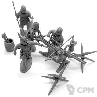 Описание картинки VXA049 Early Imperial Roman Bolt-Shooter от Base 28 по цене 4 500руб | Свободный Рынок Миниатюр - СРМ