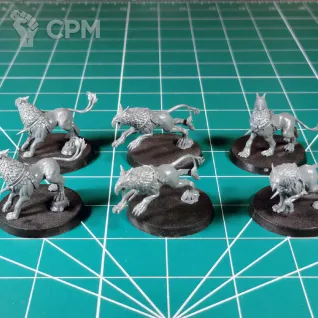 Описание картинки Stormcast Eternals Gryph-Hounds от Каджит по цене 2 198руб | Свободный Рынок Миниатюр - СРМ