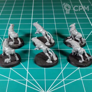 Описание картинки Stormcast Eternals Gryph-Hounds от Каджит по цене 2 198руб | Свободный Рынок Миниатюр - СРМ
