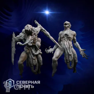 Описание картинки Набор рабов Грааля, выпуск 3 (Grail Thralls set 3) от Северная печать по цене 160руб | Свободный Рынок Миниатюр - СРМ