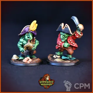 Описание картинки Гоблины Пираты (Goblins Pirates) от Gabrigame_Print по цене 480руб | Свободный Рынок Миниатюр - СРМ