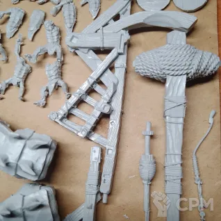 Описание картинки Gundabad Catapult Troll. от Серж по цене 5 500руб | Свободный Рынок Миниатюр - СРМ
