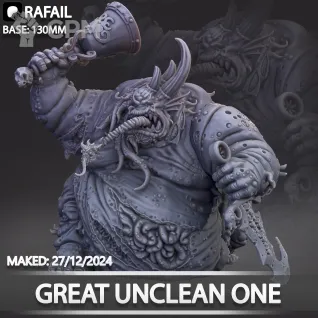Описание картинки Great Unclean One от Naggaroth Night по цене 3 500руб | Свободный Рынок Миниатюр - СРМ