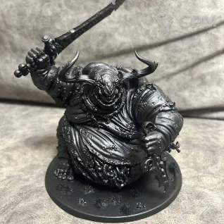 Описание картинки Maggotkin of Nurgle Great unclean one от OokamiEq по цене 7 900руб | Свободный Рынок Миниатюр - СРМ