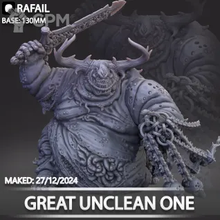 Описание картинки Great Unclean One от Naggaroth Night по цене 3 500руб | Свободный Рынок Миниатюр - СРМ