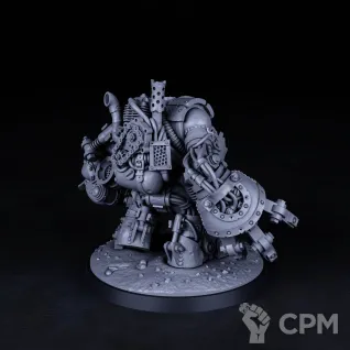 Описание картинки Миниатюра Орк Варбосс Кишкодав, Warboss от Brother Ork по цене 1 045руб | Свободный Рынок Миниатюр - СРМ