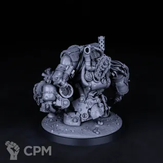 Описание картинки Миниатюра Орк Варбосс Кишкодав, Warboss от Brother Ork по цене 1 045руб | Свободный Рынок Миниатюр - СРМ