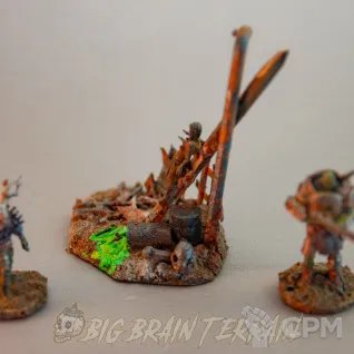 Описание картинки Столбы мучений | Fallout: Wasteland Warfare от Big Brain Terrain по цене 1 450руб | Свободный Рынок Миниатюр - СРМ
