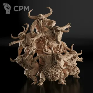 Описание картинки Nurglings Минифигурка (Warhammer) от GAS3TXD  по цене 1 800руб | Свободный Рынок Миниатюр - СРМ