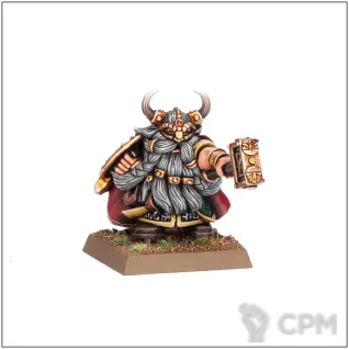 Описание картинки Lord with Hammer and Shields от OldHammer Мастерская по цене 350руб | Свободный Рынок Миниатюр - СРМ