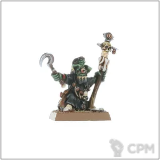 Описание картинки Night Goblin Shaman от OldHammer Мастерская по цене 300руб | Свободный Рынок Миниатюр - СРМ