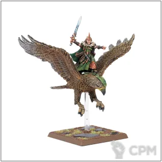Описание картинки Noble on Great Eagle (Highborn on Eagle) от OldHammer Мастерская по цене 600руб | Свободный Рынок Миниатюр - СРМ